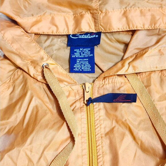 Vintage Catalina Packable Windbreaker Jacket Y2K Tangerine Nylon Men’s M - Picture 4 of 10